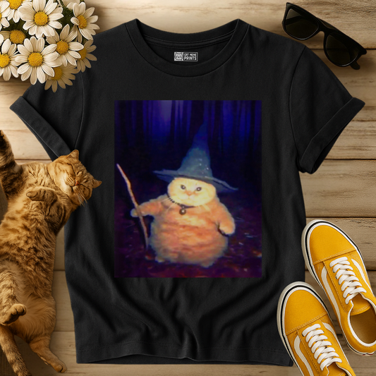 Wizard Cat Weird Halloween T-Shirt