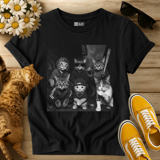 Gangster Cats Selfie T-Shirt