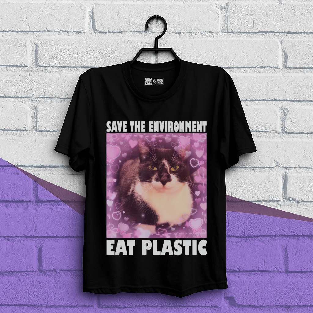 Save The Environment Eat Plastic T-Shirt
