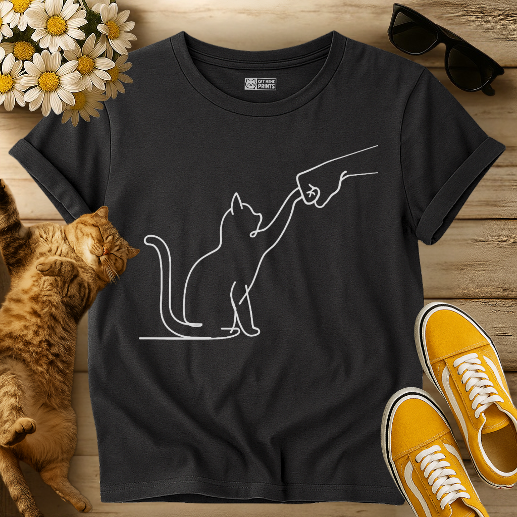 Cat Best Friend Fist Bump T-Shirt