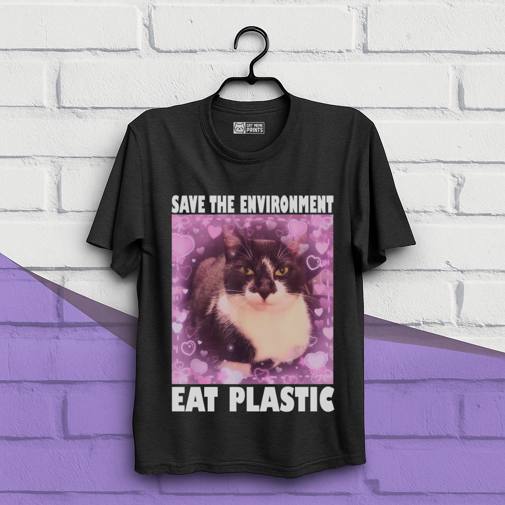 Save The Environment Eat Plastic T-Shirt