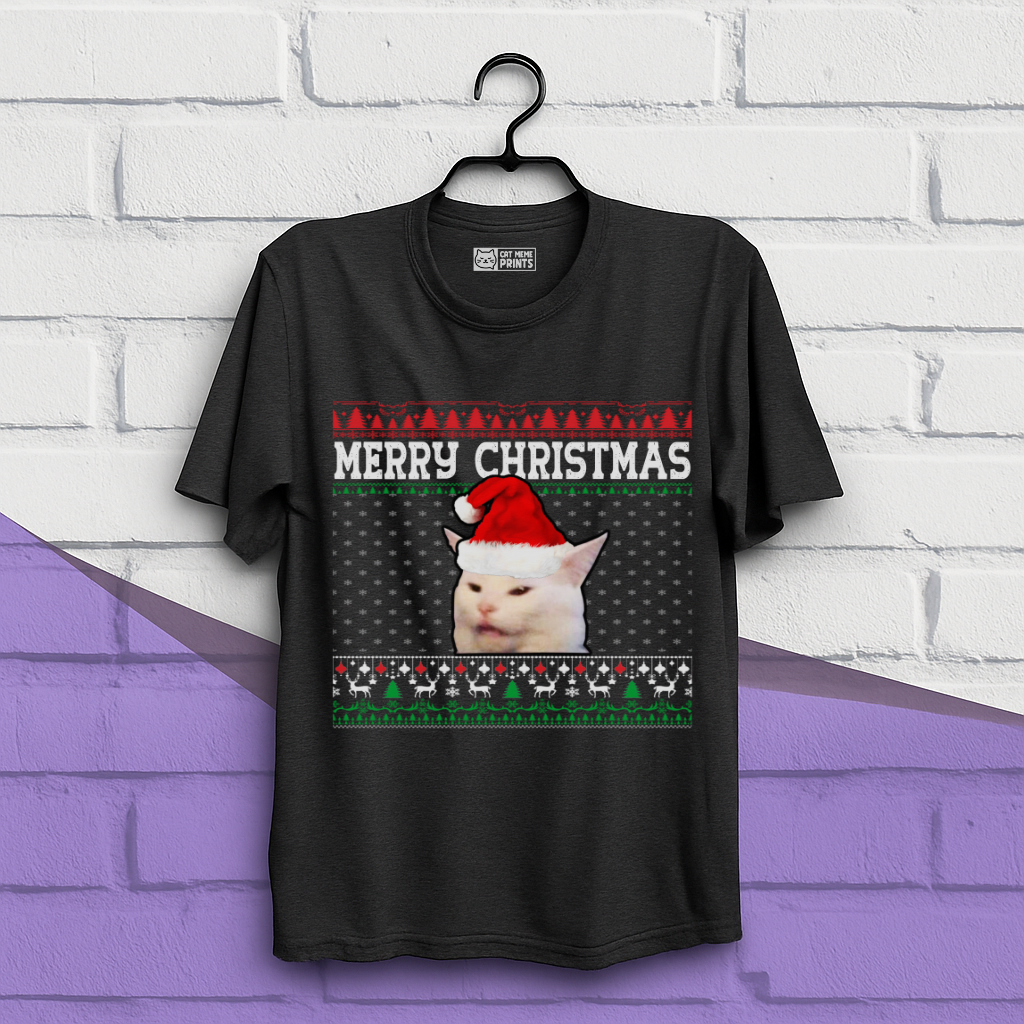 Cat Merry Christmas T-Shirt