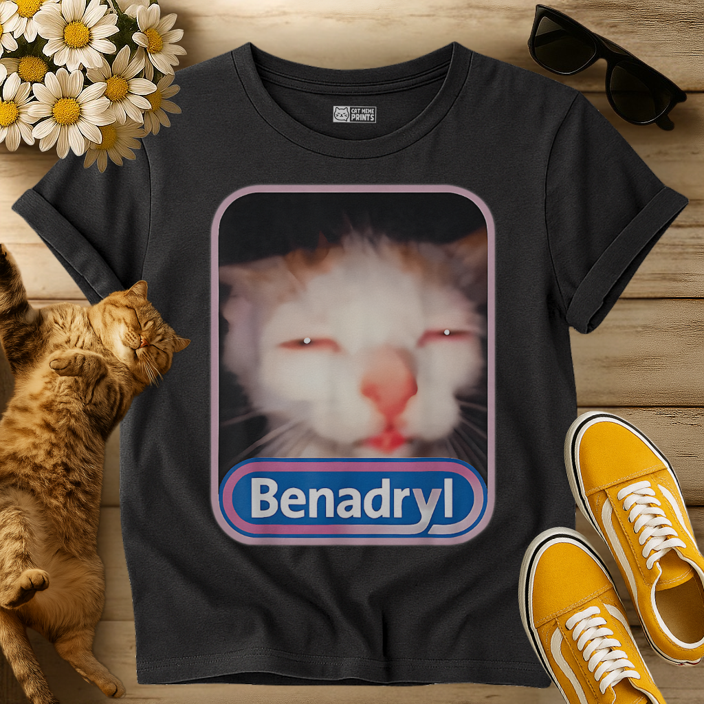 Benadryl Cat T-Shirt