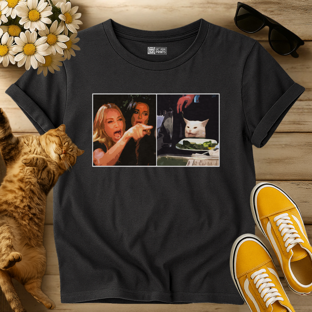 Woman Yelling at a Cat T-Shirt