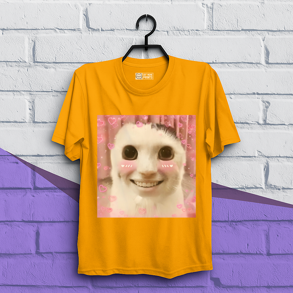 Goofy ahh Cat Meme T-Shirt