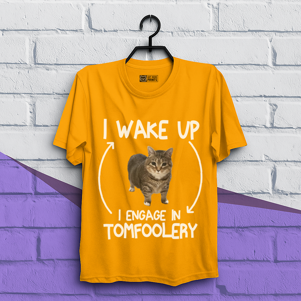 I Wake Up I Engage In Tomfoolery T-Shirt