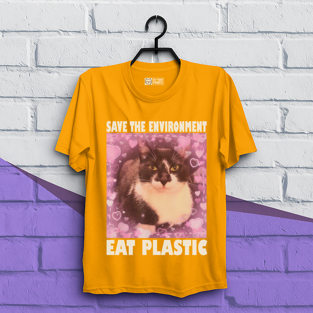 Save The Environment Eat Plastic T-Shirt