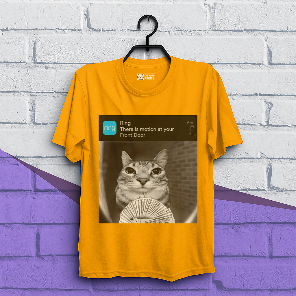 Ring Cat with Motion Meme T-Shirt