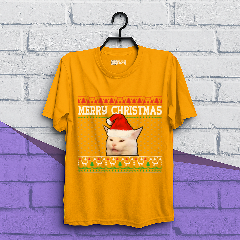 Cat Merry Christmas T-Shirt