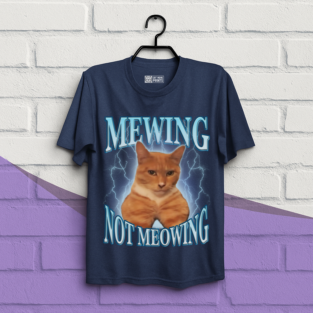 Mewing Not Meowing T-Shirt