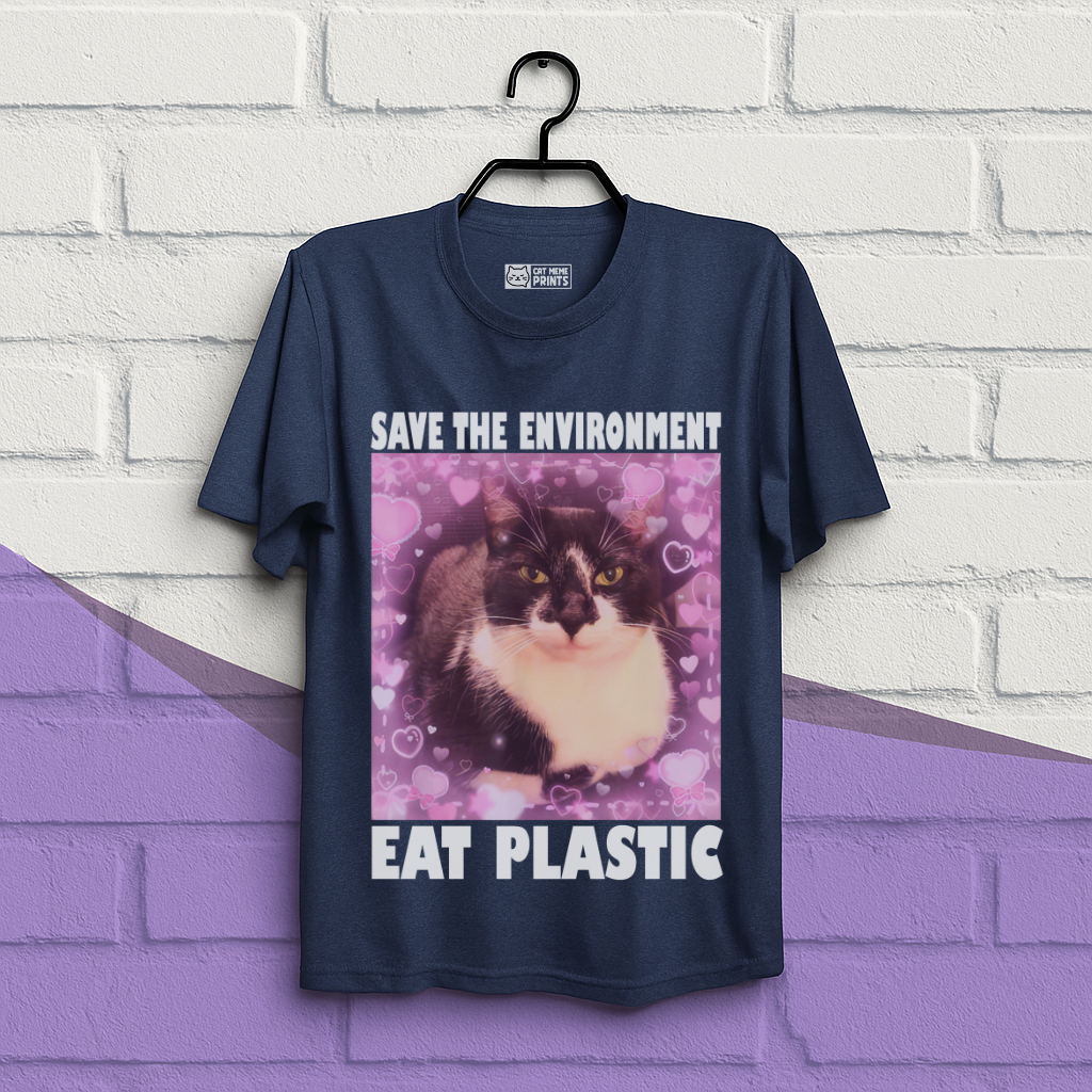 Save The Environment Eat Plastic T-Shirt