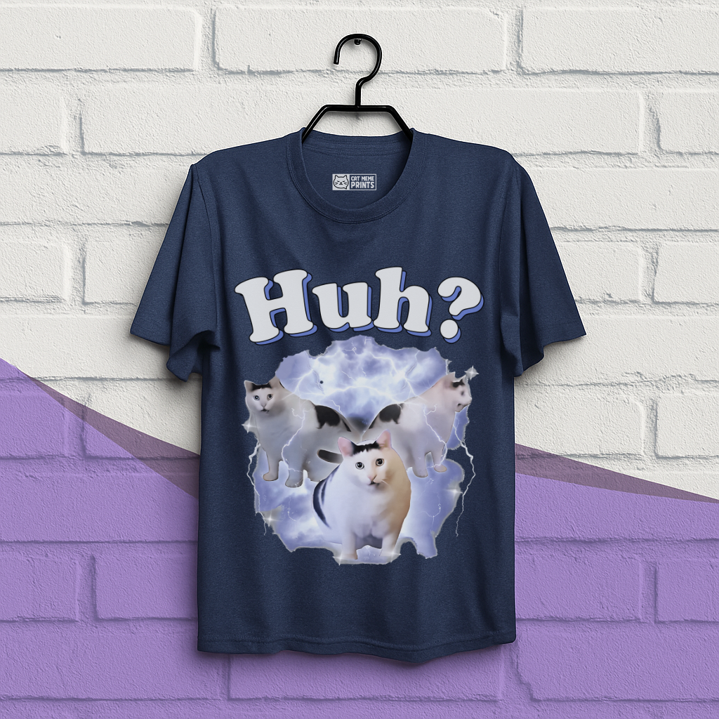 Huh Cat Meme T-Shirt
