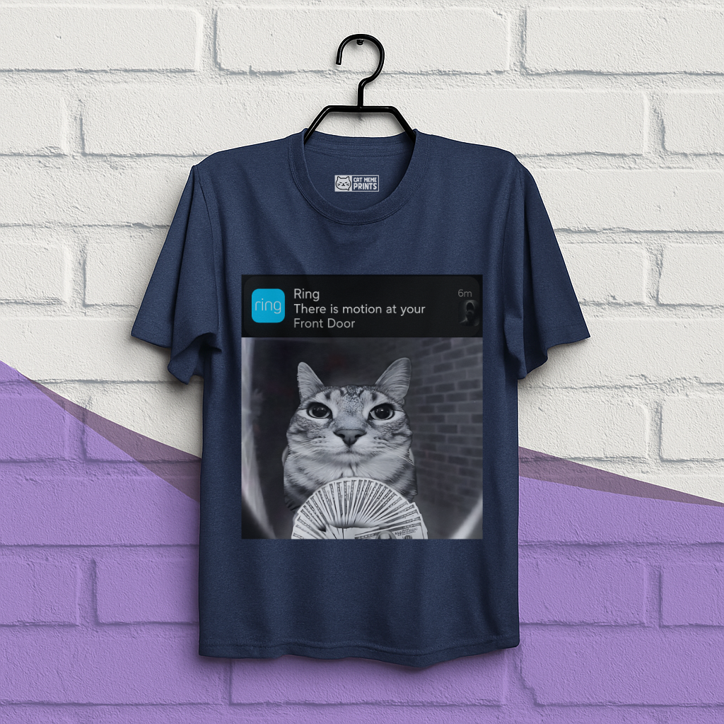 Ring Cat with Motion Meme T-Shirt