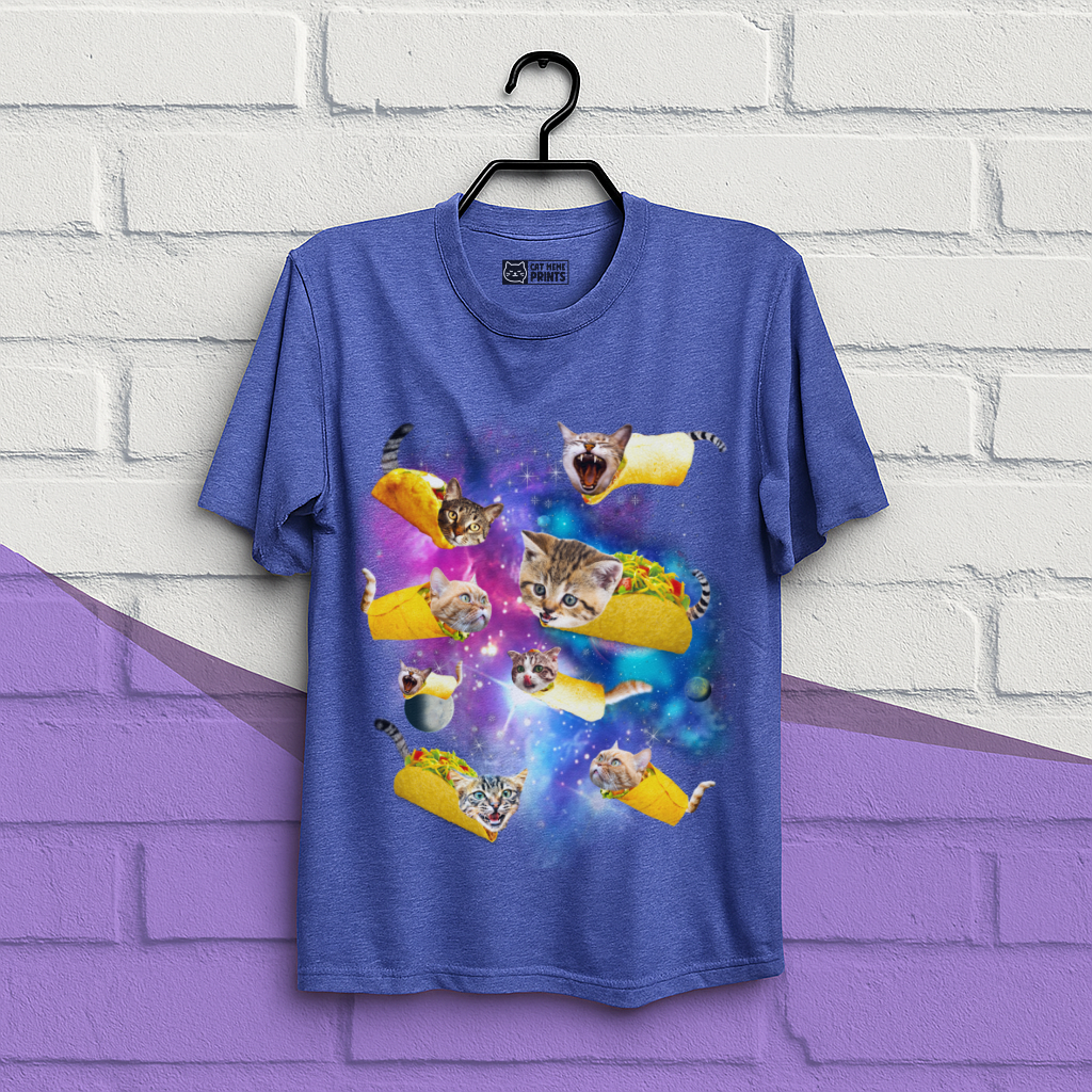 Taco Cat Space Galaxy T-Shirt