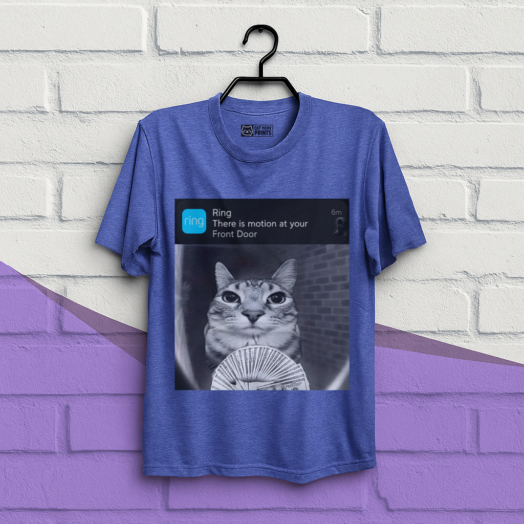 Ring Cat with Motion Meme T-Shirt