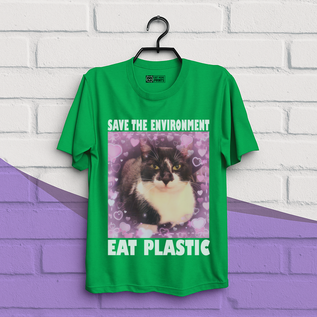 Save The Environment Eat Plastic T-Shirt