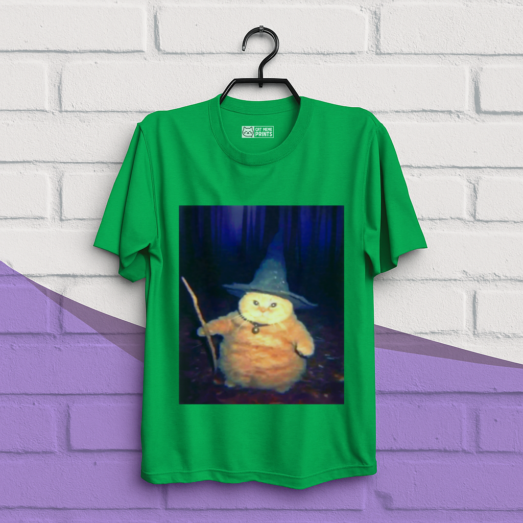 Wizard Cat Weird Halloween T-Shirt