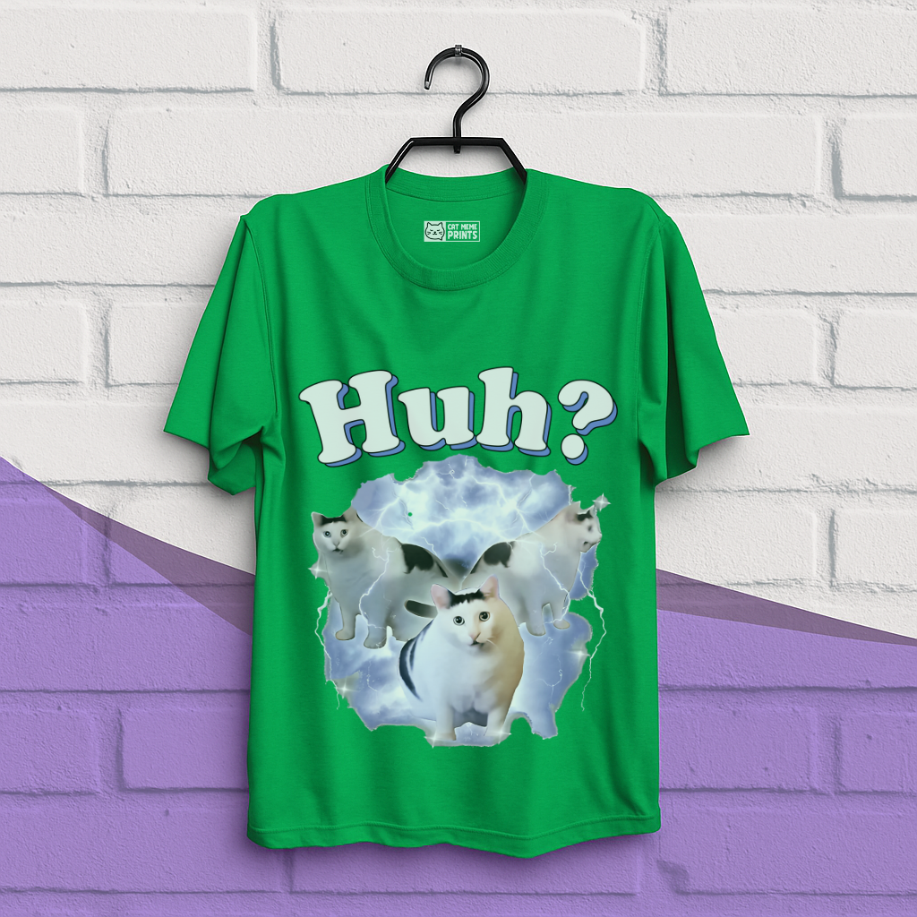 Huh Cat Meme T-Shirt