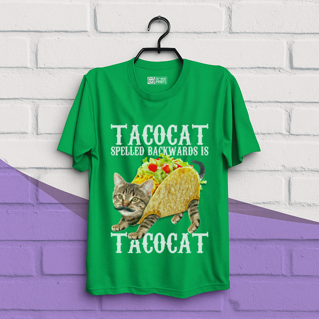 Taco Cat Spelled Backwards is Tacocat T-Shirt