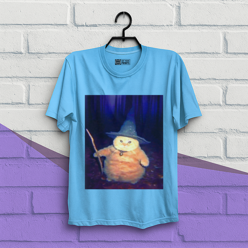 Wizard Cat Weird Halloween T-Shirt