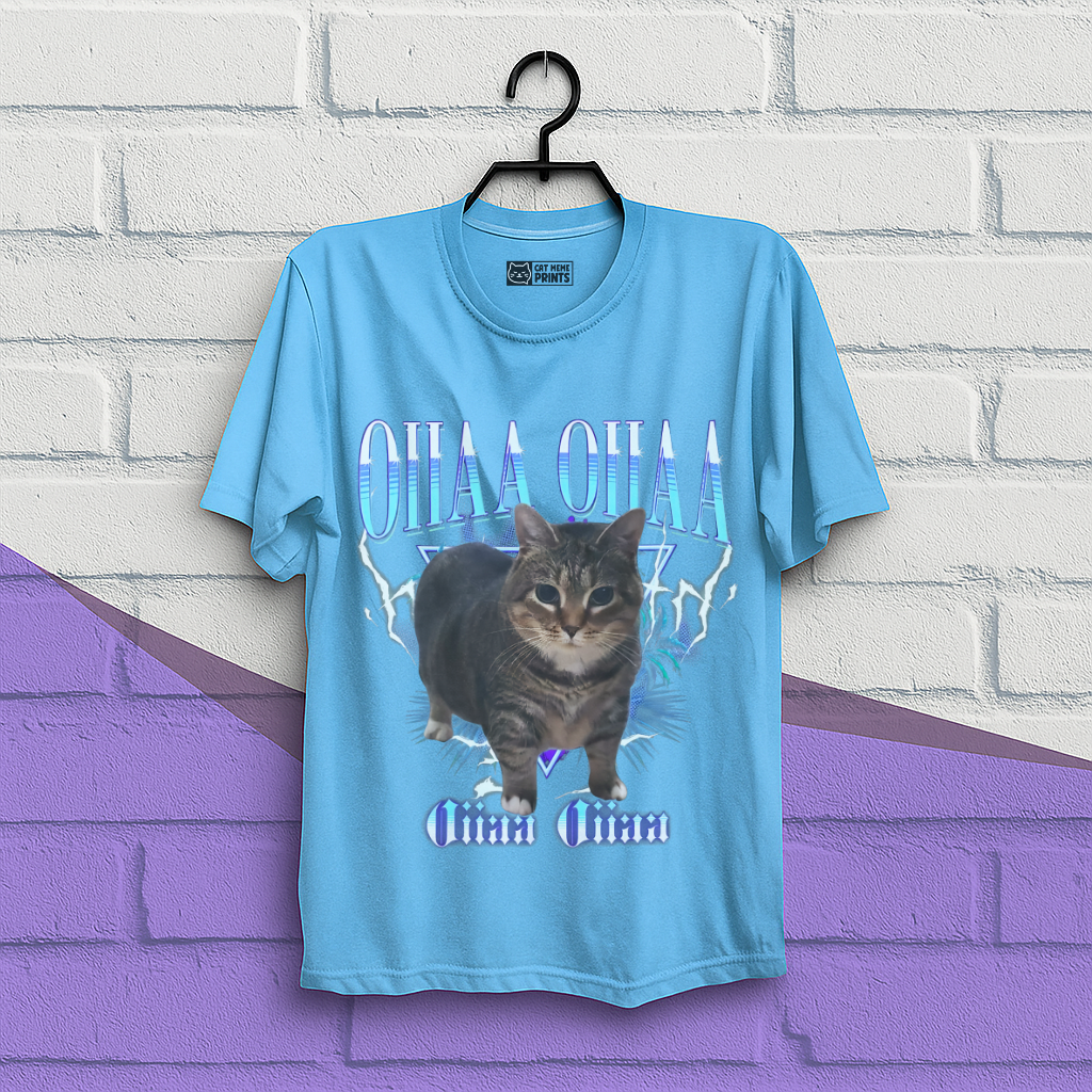 Spining Cat Oiiaa Oiiaa T-Shirt