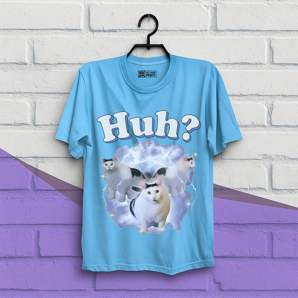 Huh Cat Meme T-Shirt