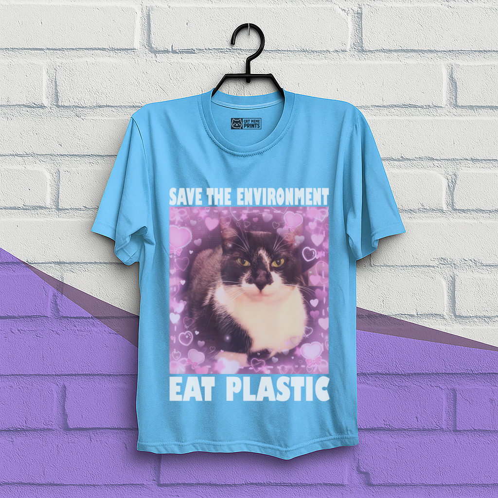 Save The Environment Eat Plastic T-Shirt
