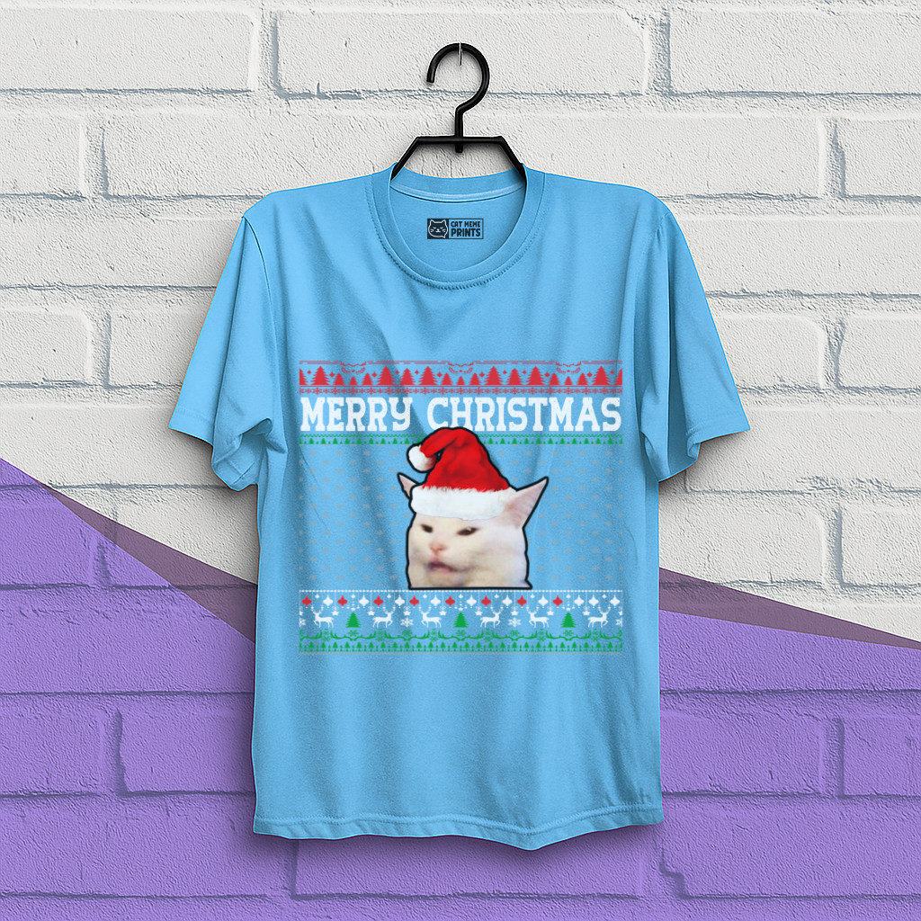 Cat Merry Christmas T-Shirt