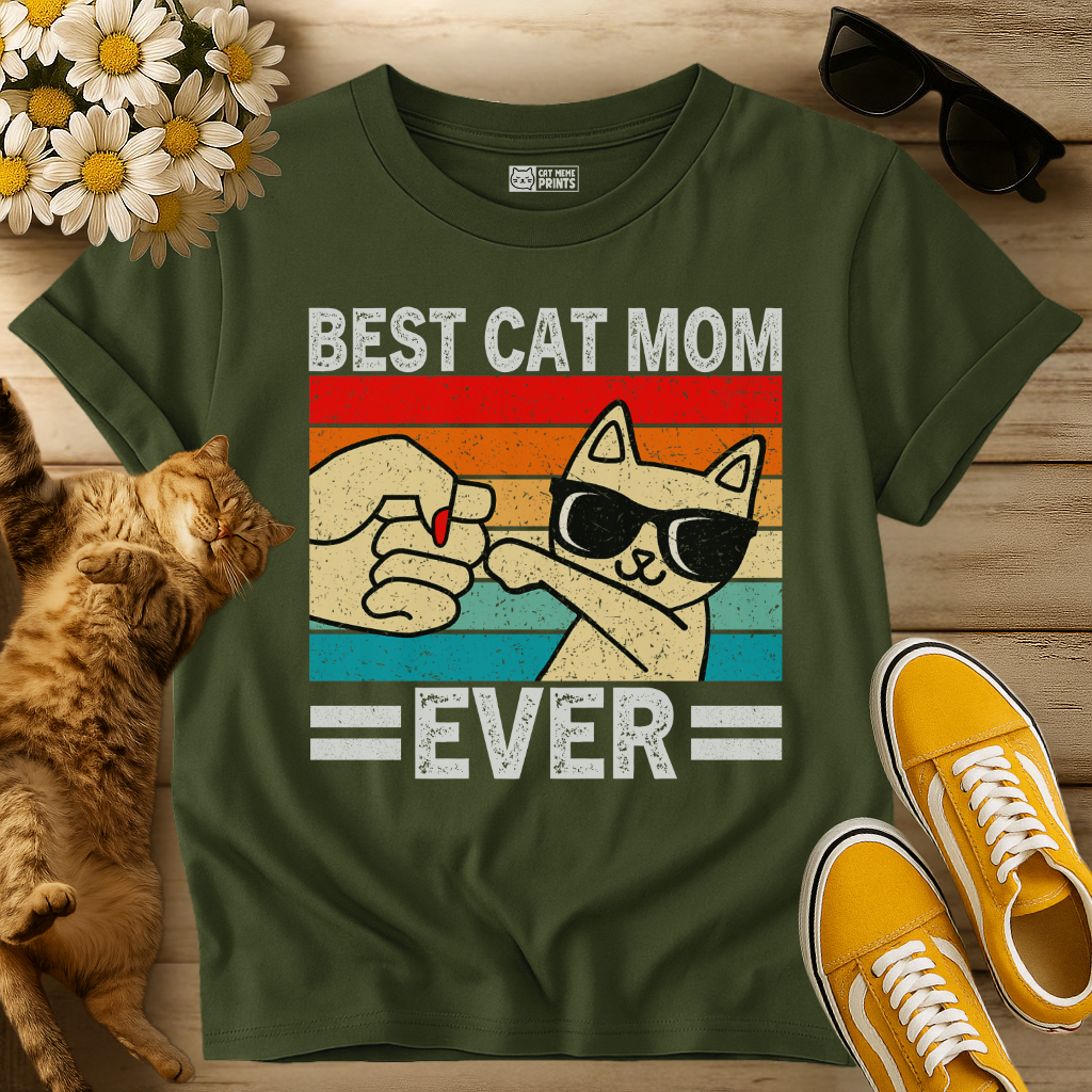 Best Cat Mom Ever T-Shirt