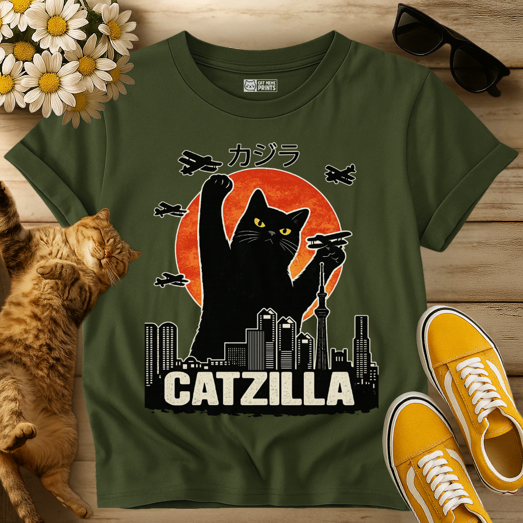 Funny Catzilla T-Shirt
