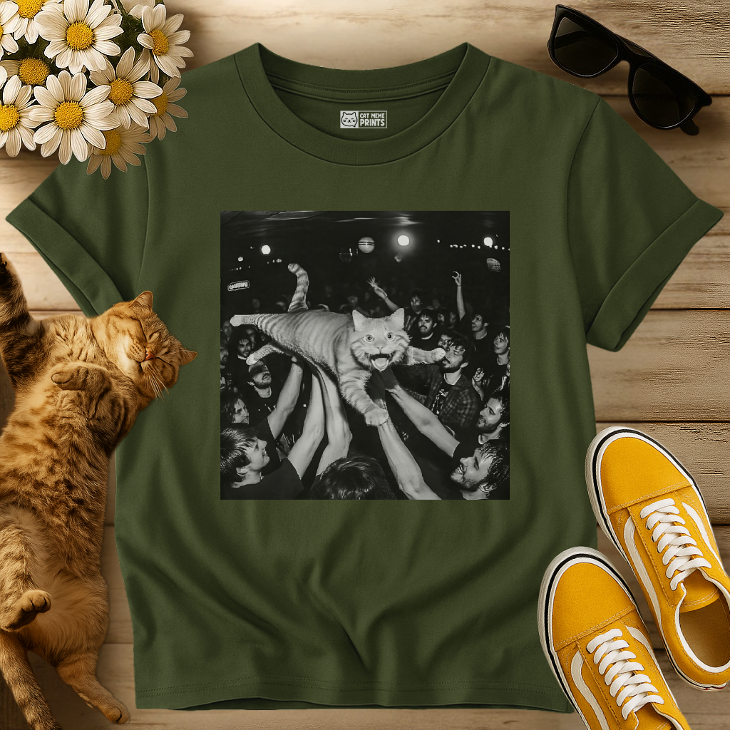Cat Rock Show Selfie T-Shirt