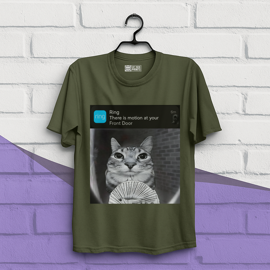 Ring Cat with Motion Meme T-Shirt