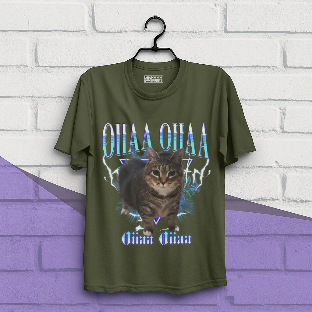 Spining Cat Oiiaa Oiiaa T-Shirt