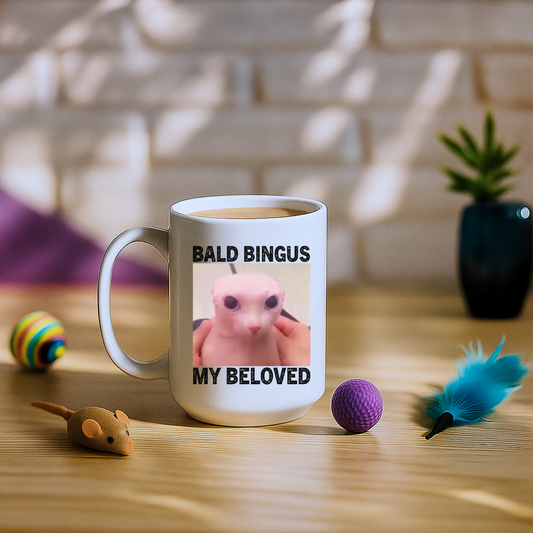 Bald Bingus My Beloved Mug