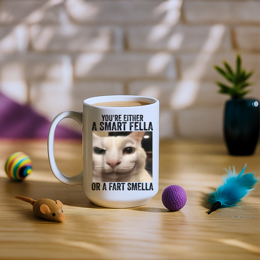 You're Either a Smart Fella or a Fart Smella Mug