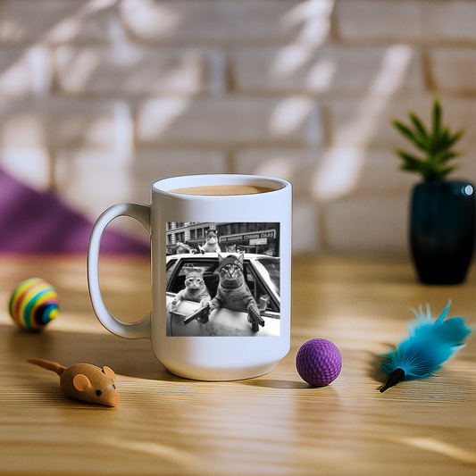 Gangster Cats Street Mug