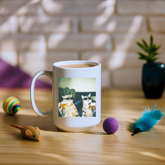 Chill And Cool Cats Drinking Mug