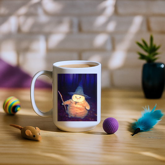Wizard Cat Weird Mug