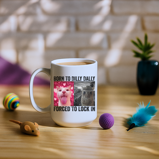 Born To Dilly Dally Forced Mug