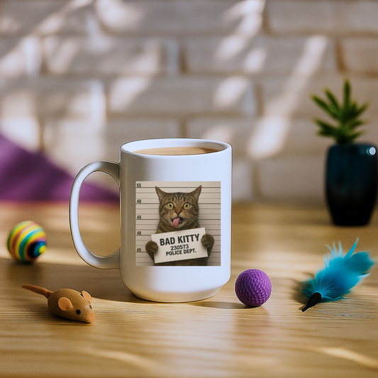 Bad Kitty Prisoned Mug
