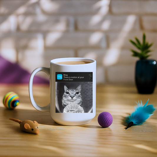 Ring Cat with Motion Mug