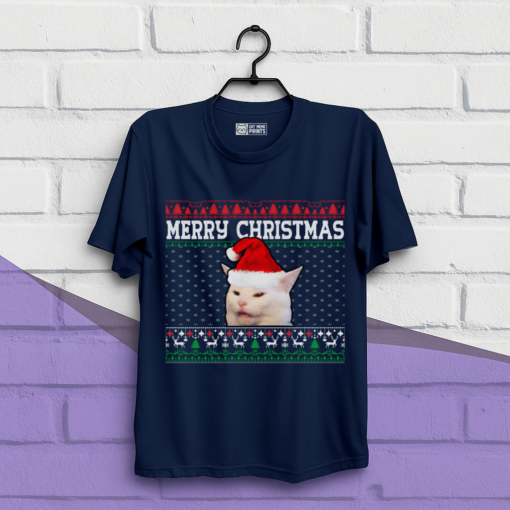Cat Merry Christmas T-Shirt