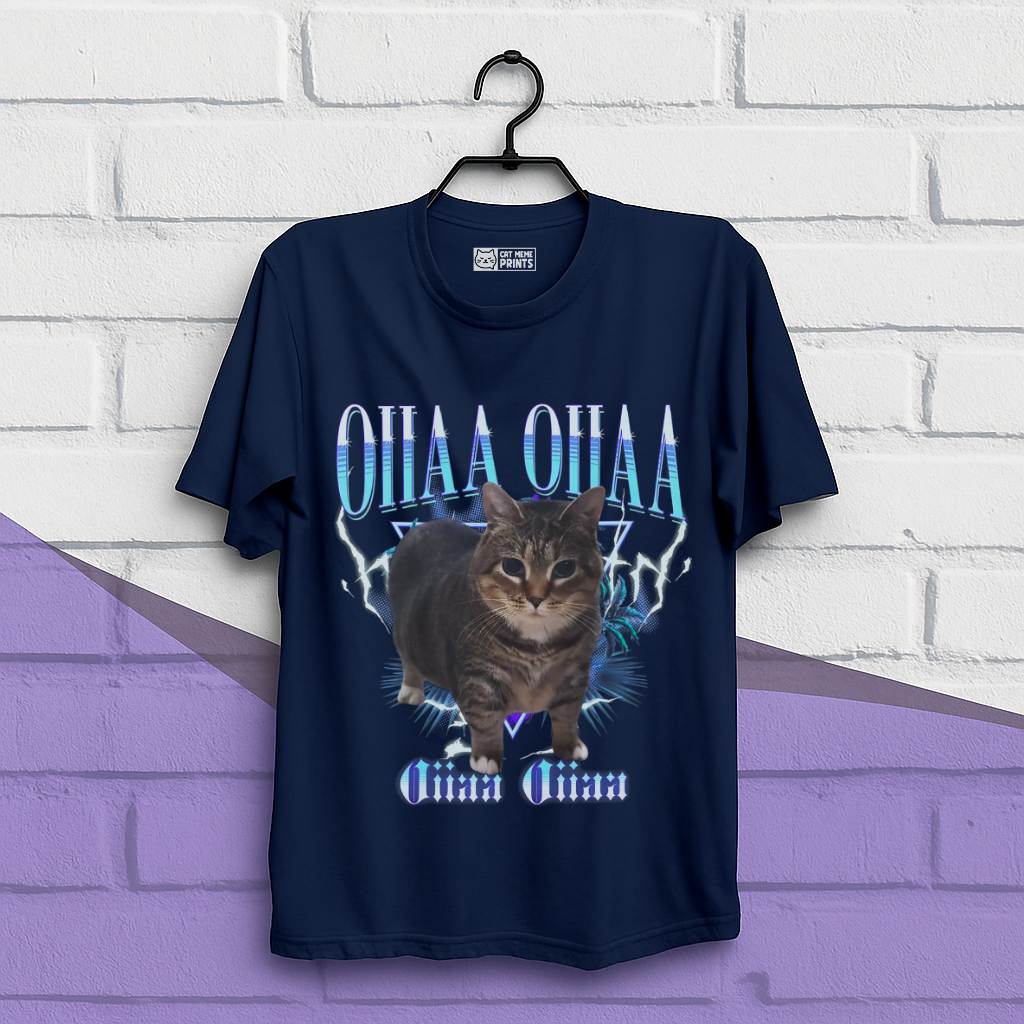 Spining Cat Oiiaa Oiiaa T-Shirt