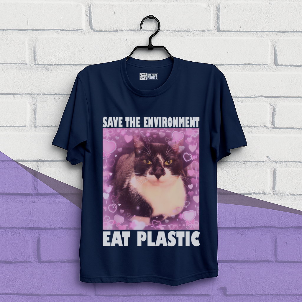 Save The Environment Eat Plastic T-Shirt