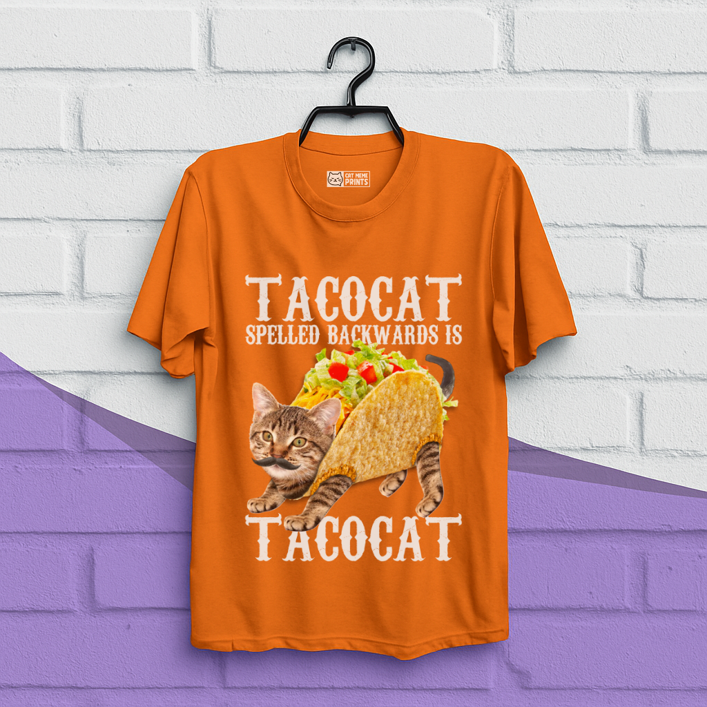 Taco Cat Spelled Backwards is Tacocat T-Shirt