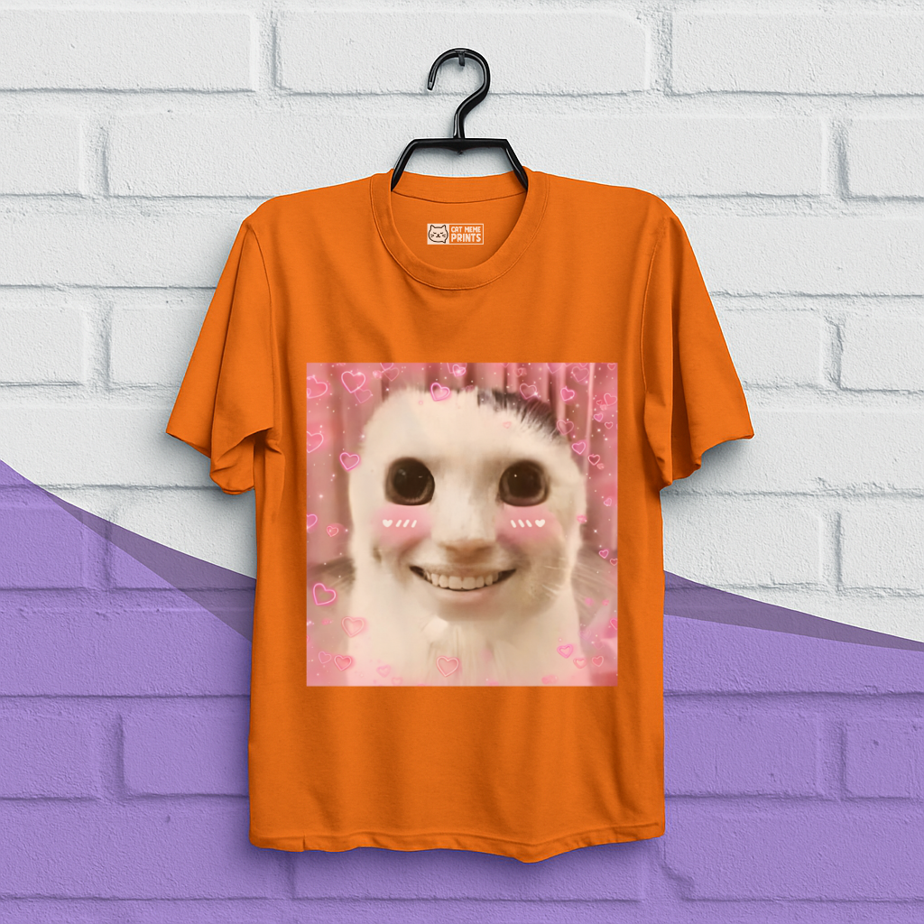 Goofy ahh Cat Meme T-Shirt