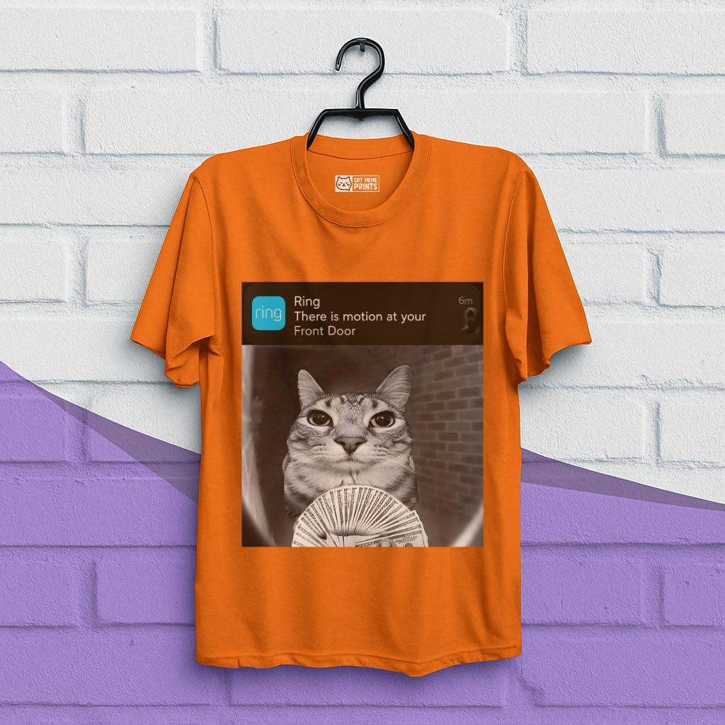 Ring Cat with Motion Meme T-Shirt