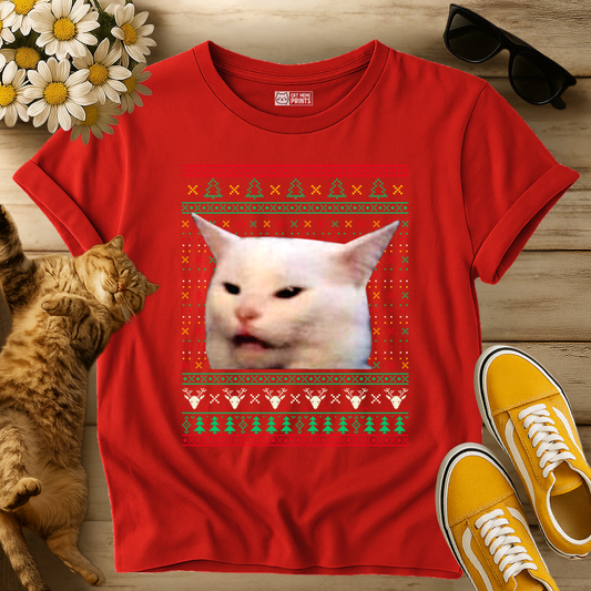 Cat Meme Christmas T-Shirt