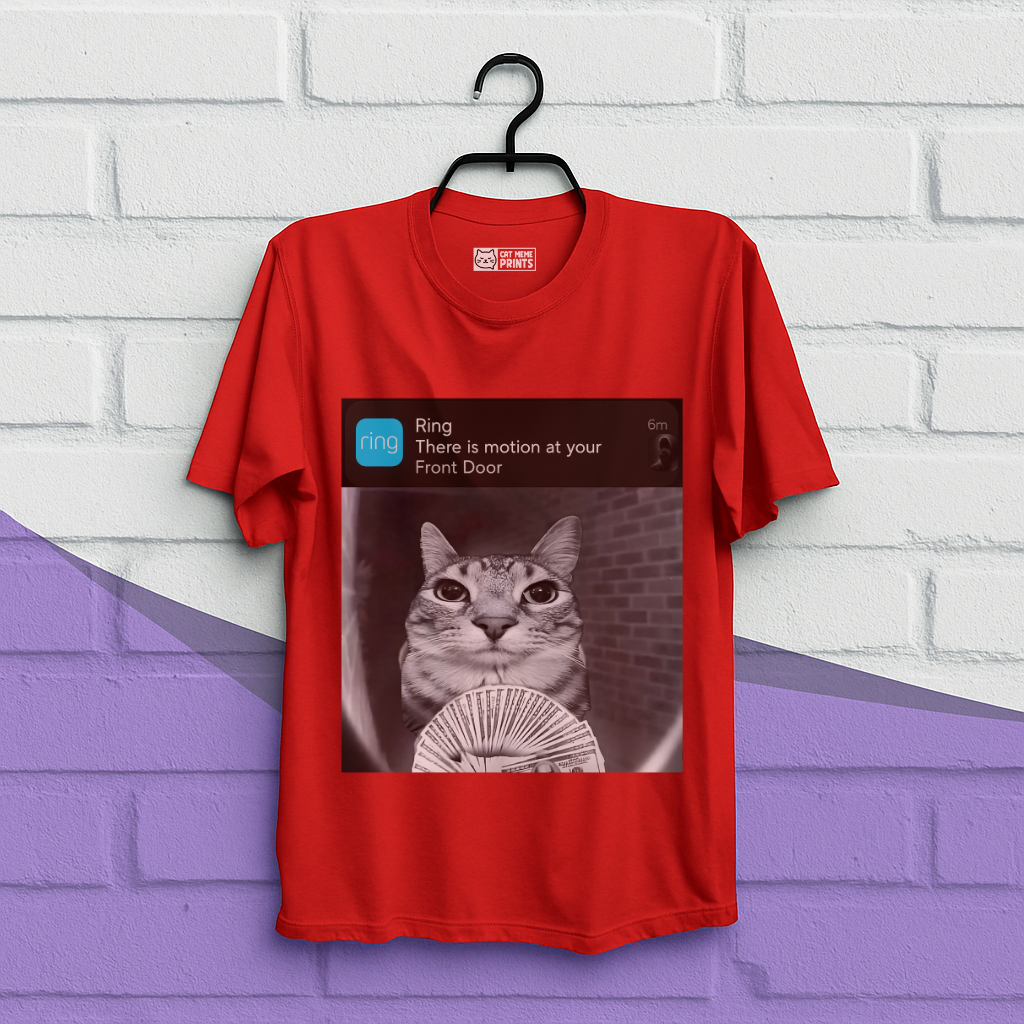 Ring Cat with Motion Meme T-Shirt