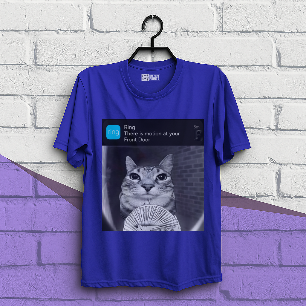 Ring Cat with Motion Meme T-Shirt